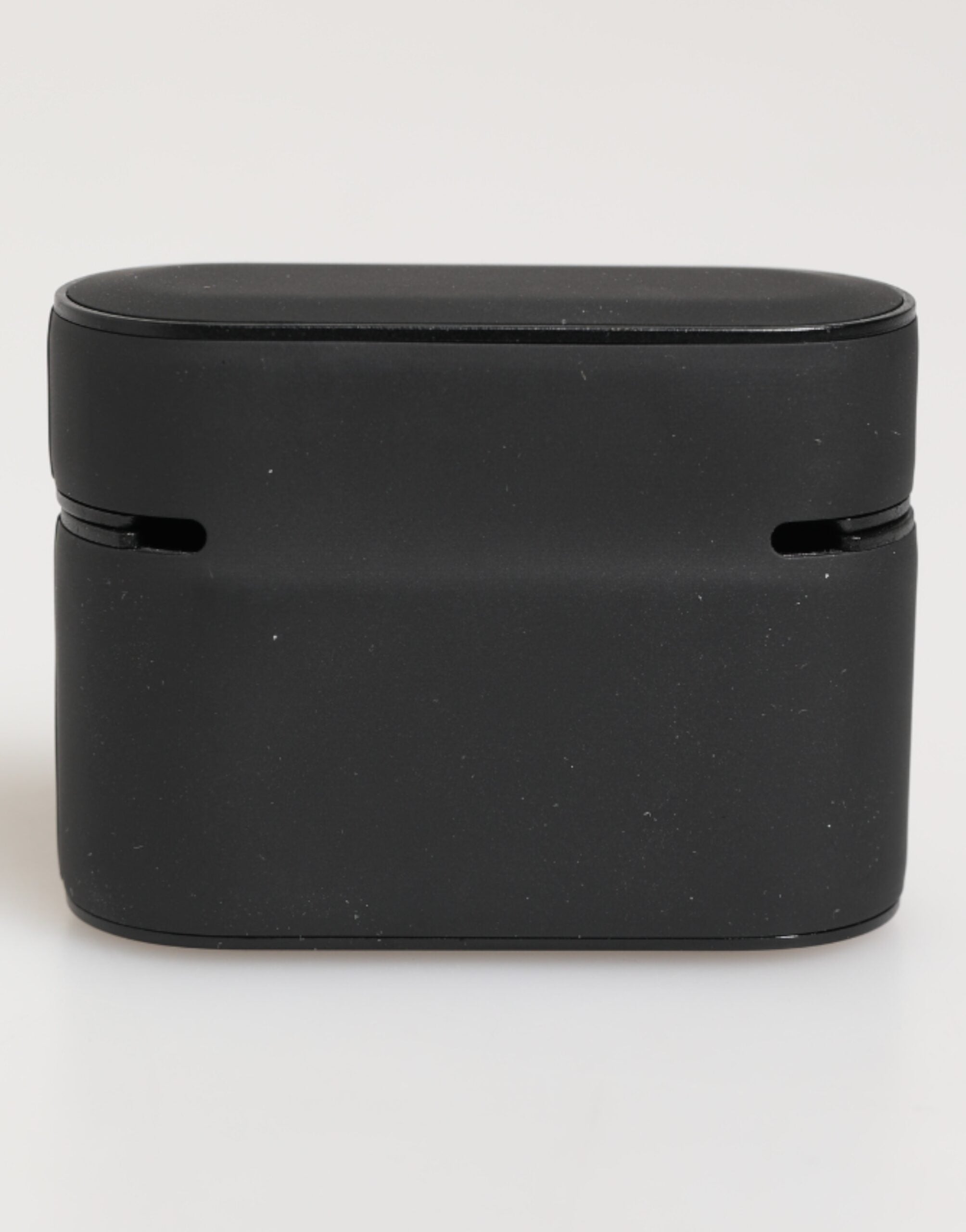 Black Yellow Rubber Logo Embossed Accessory Airpods Case - ventzia