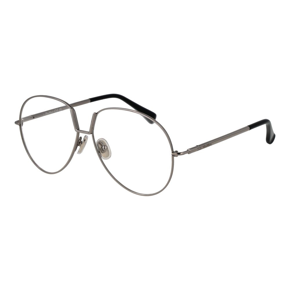 Silver Metal Glasses (Frames) - ventzia