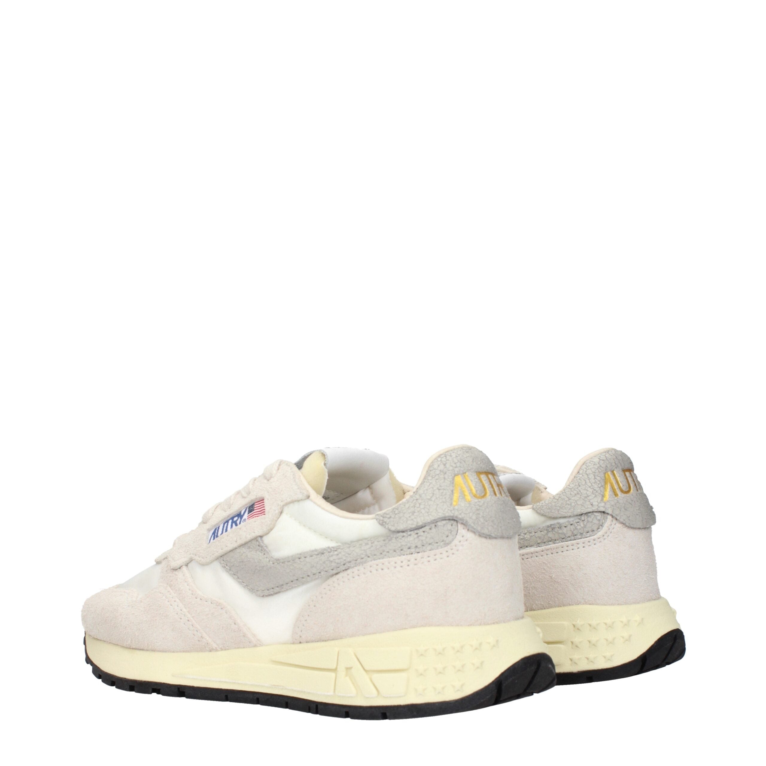 Beige Fabric Low Tops