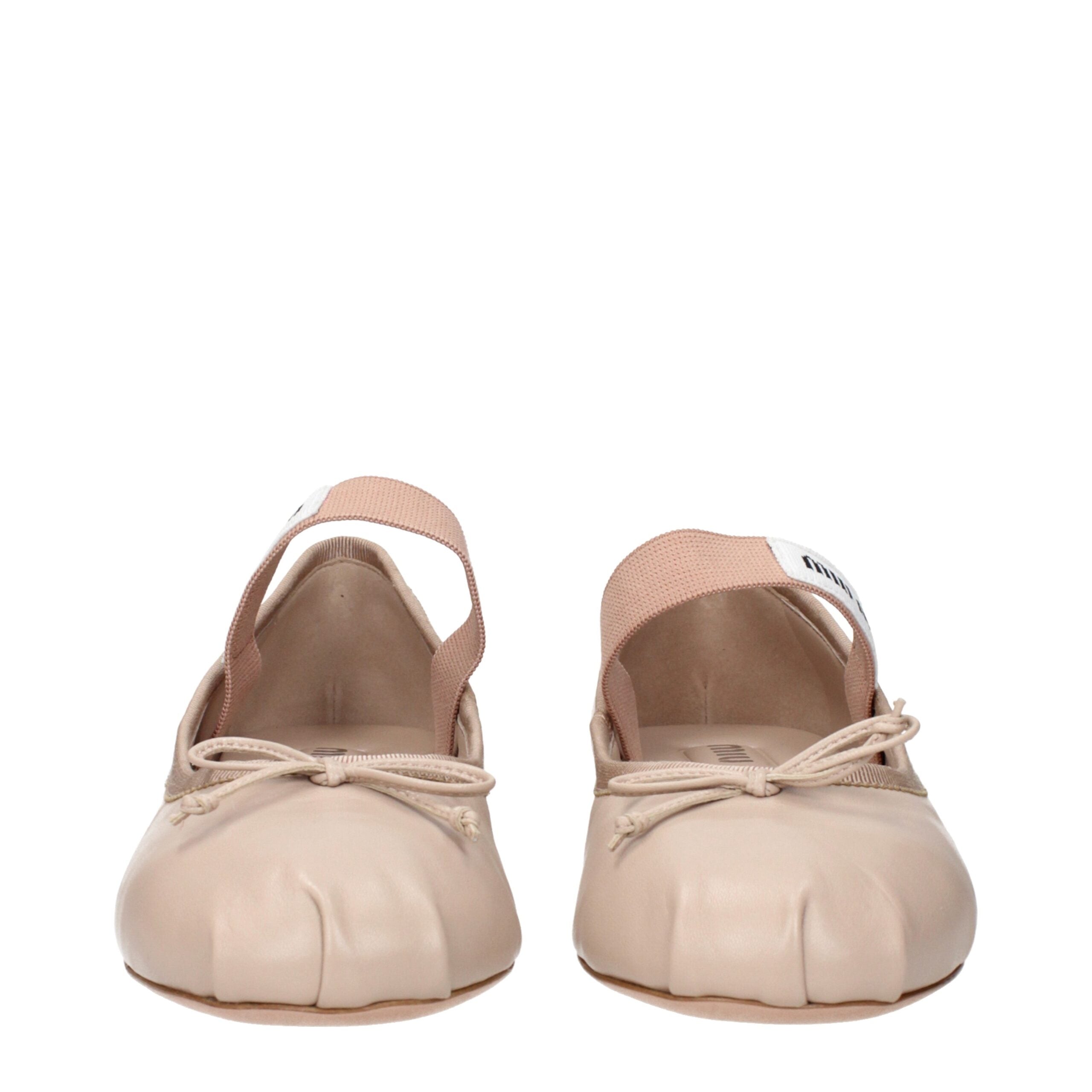 Pink Leather Ballet Flats