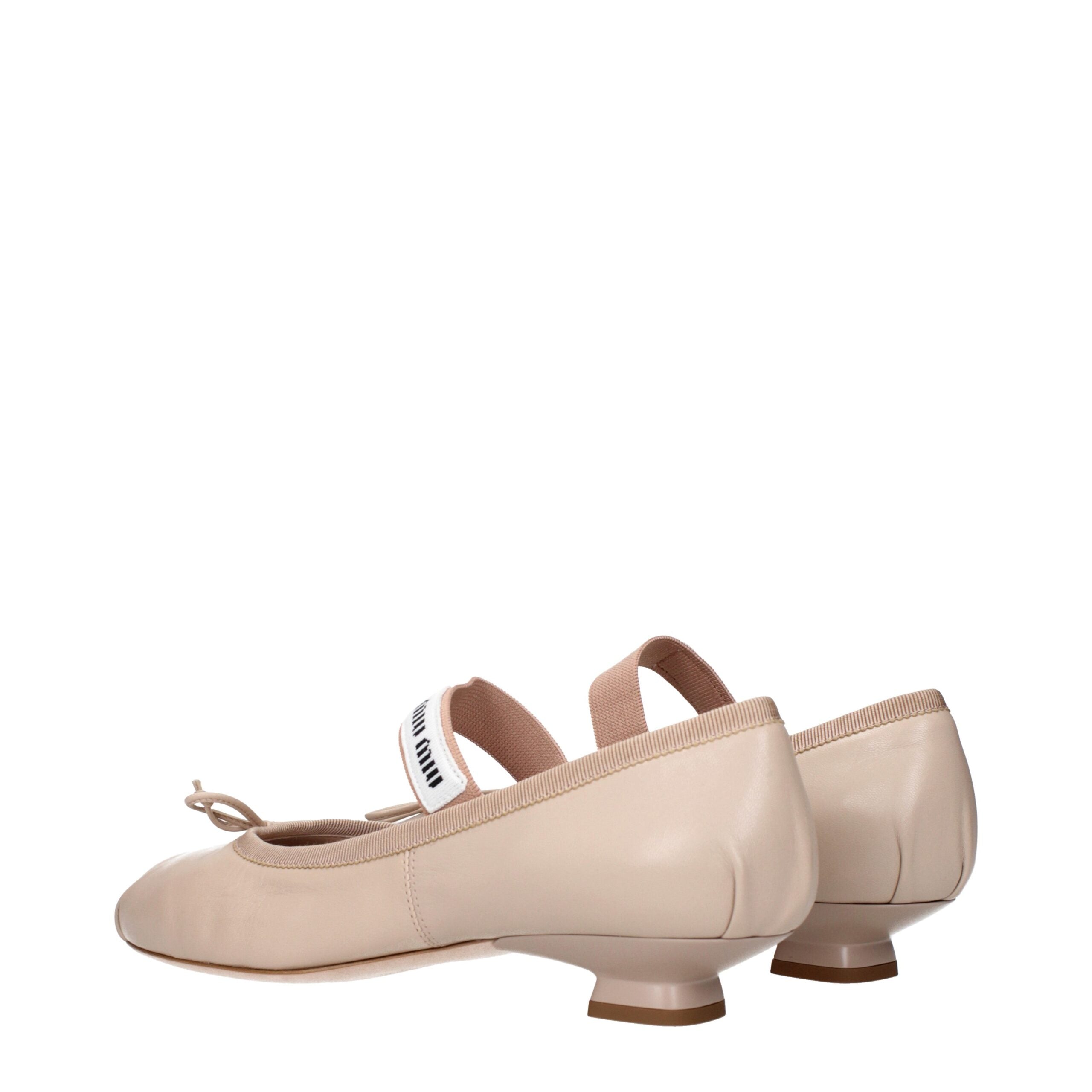 Pink Leather Ballet Flats
