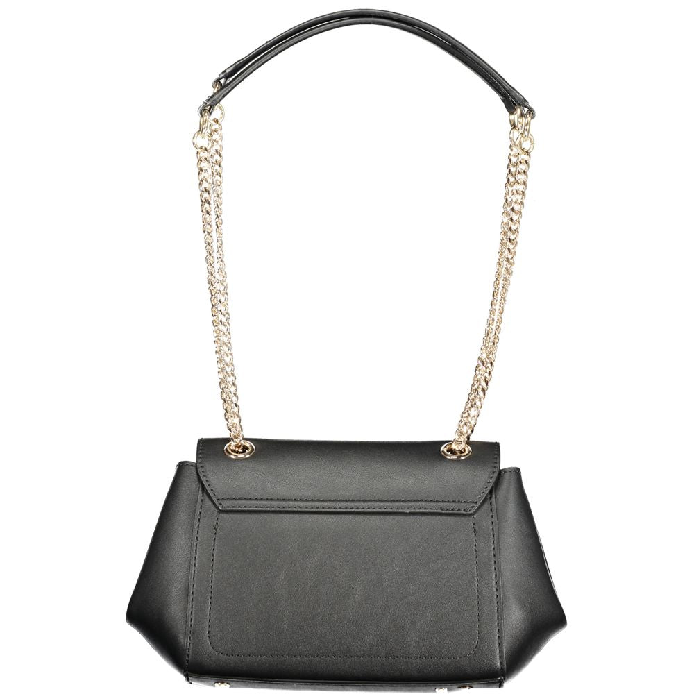 Nero Poliuretano Women Handbag - ventzia