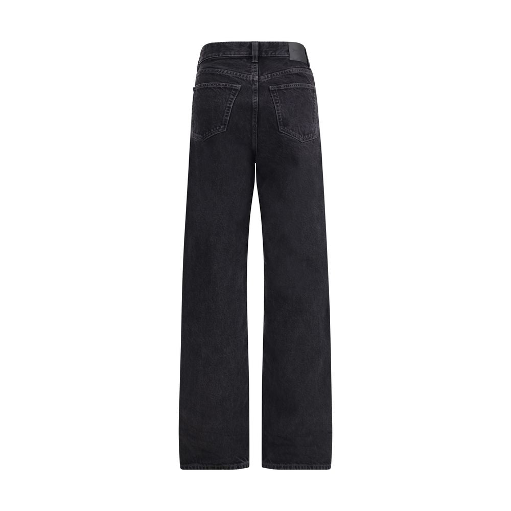 Black Cotton Slim Fit Jeans - ventzia