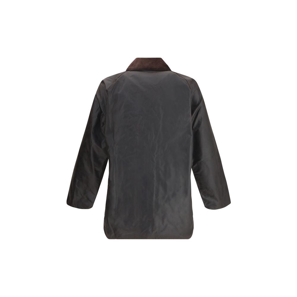 Black Cotton Coat - ventzia