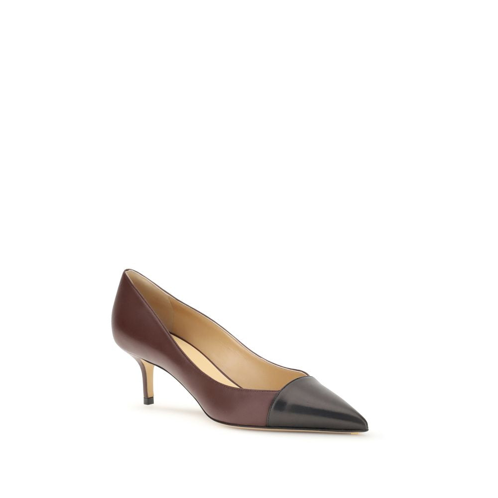 Multicolor Calf Leather Bos Taurus Mid Heel Pumps - ventzia