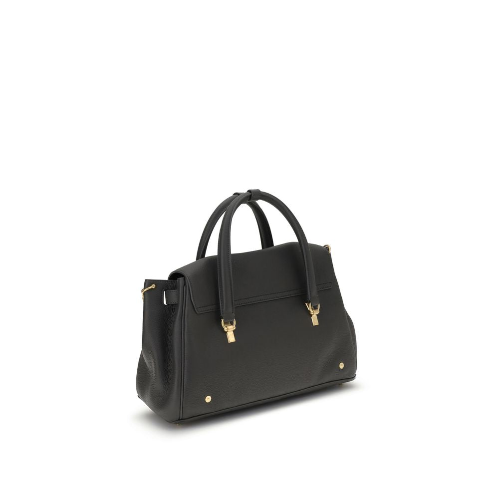 Gray Calf Leather Bos Taurus Handbag