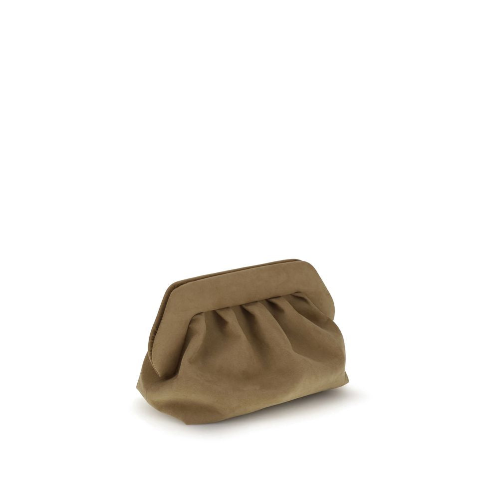 Beige Other Fibres Clutch Bag - ventzia