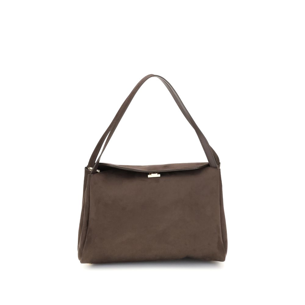 Brown Other Fibres Shoulder Bag - ventzia