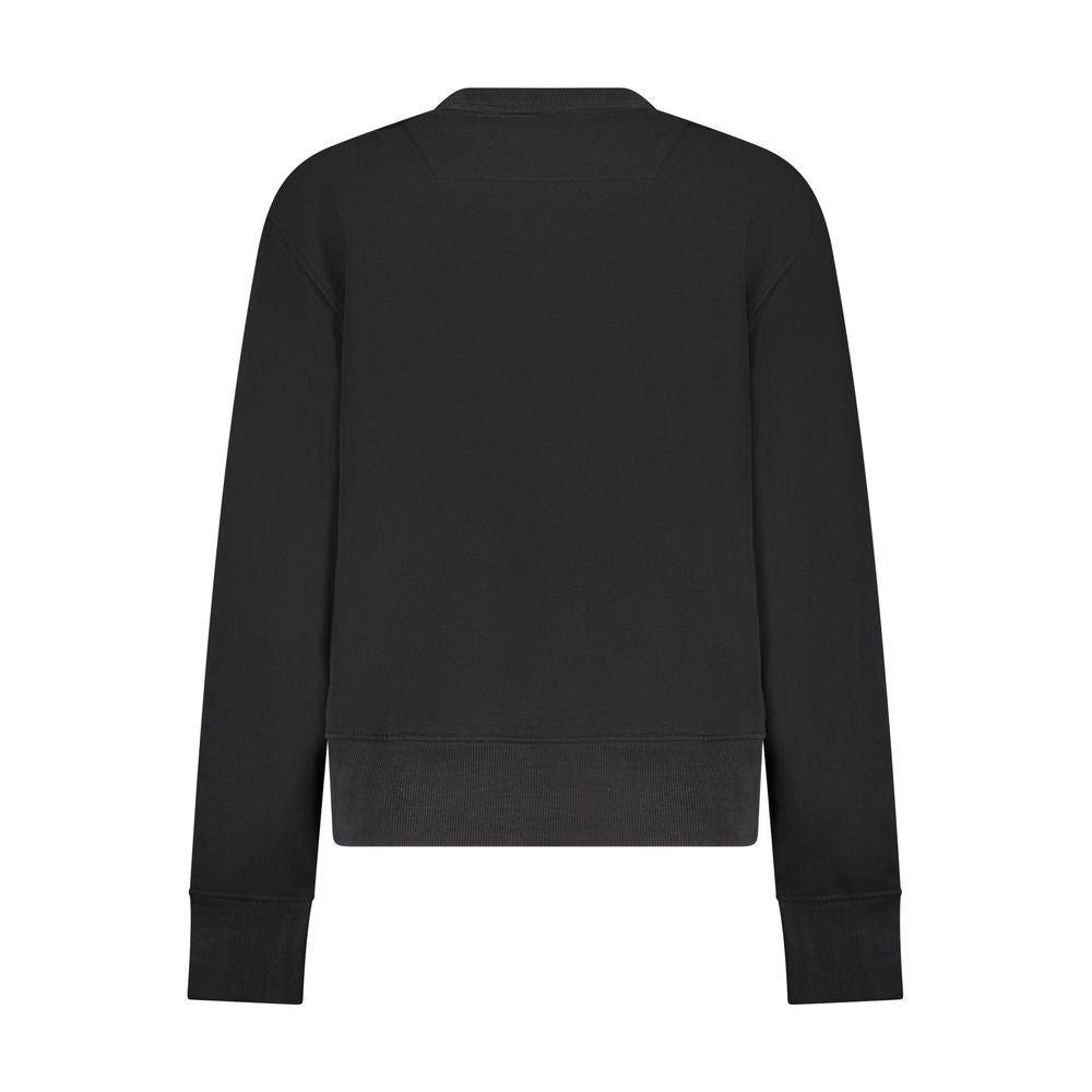 Black Cotton Sweatshirt
