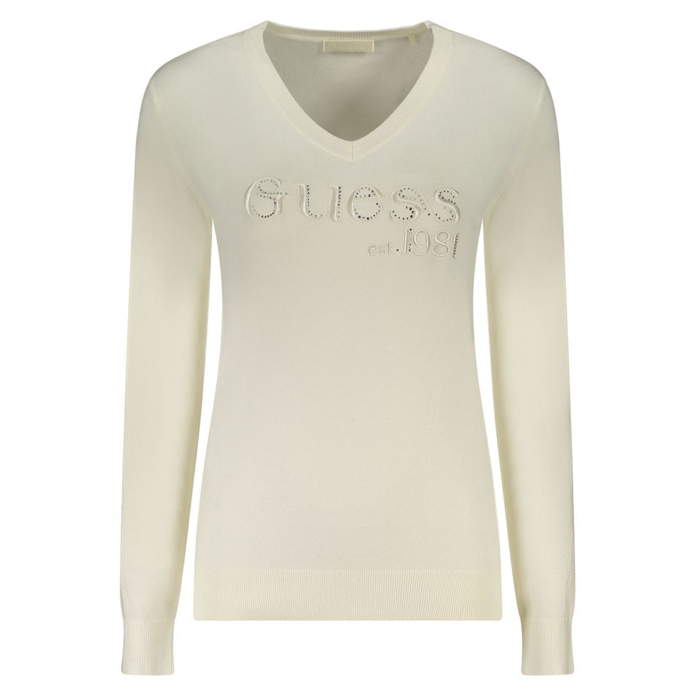 Bianco Viscosa Women's Long-Sleeved T-Shirt - ventzia