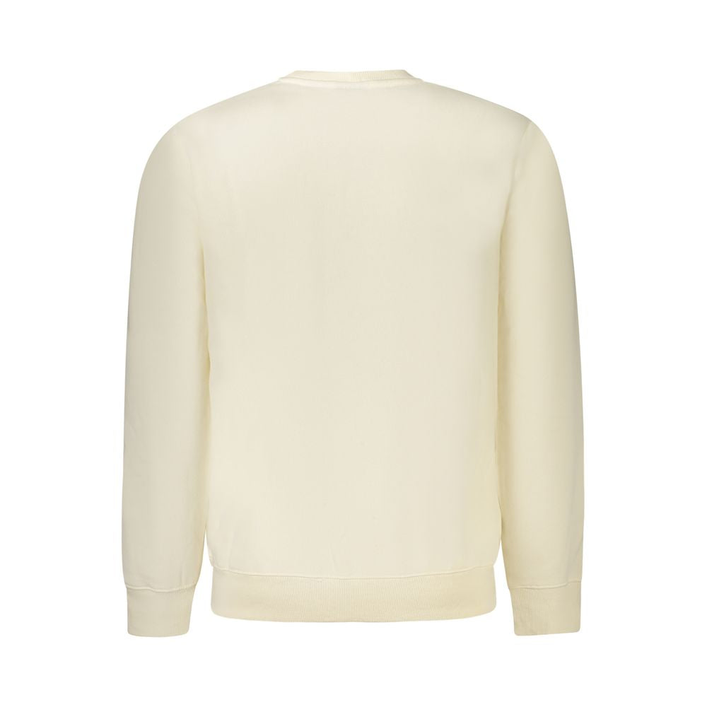 White Cotton Men Sweatshirt - ventzia