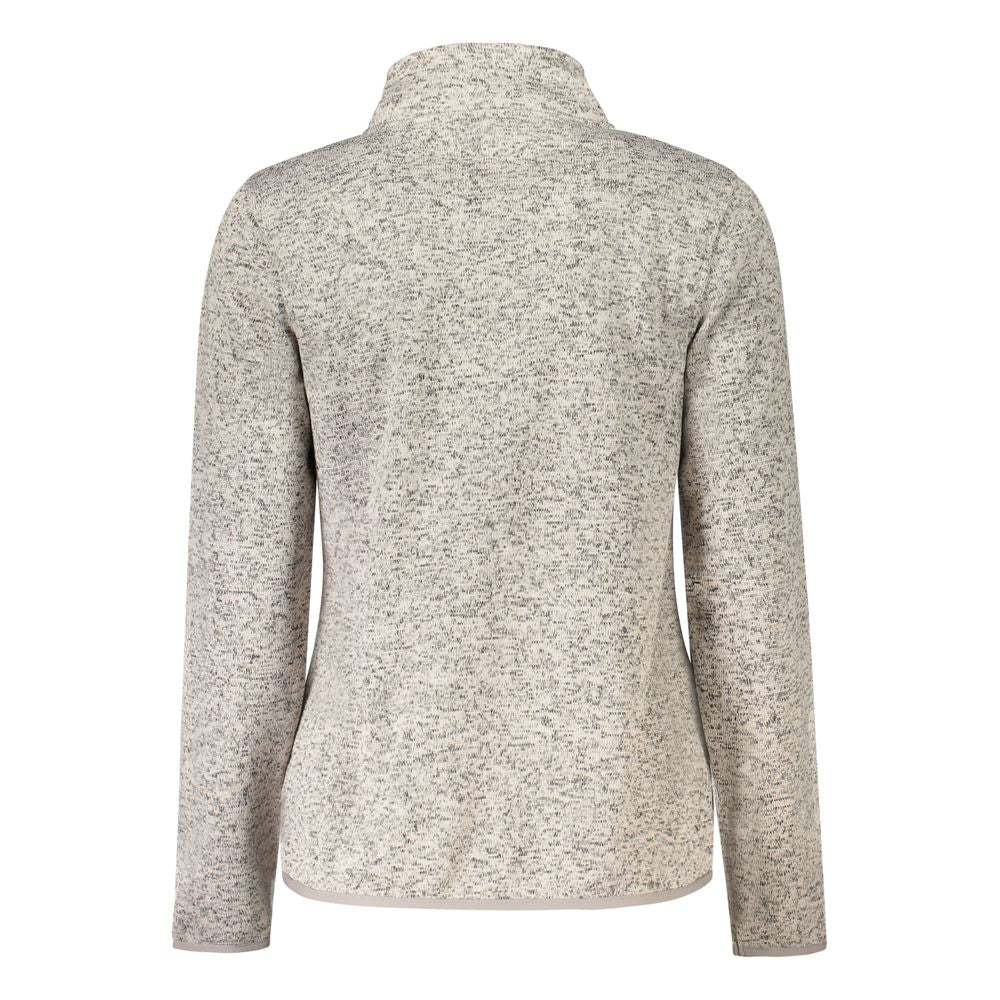 Beige Polyester Sweatshirt