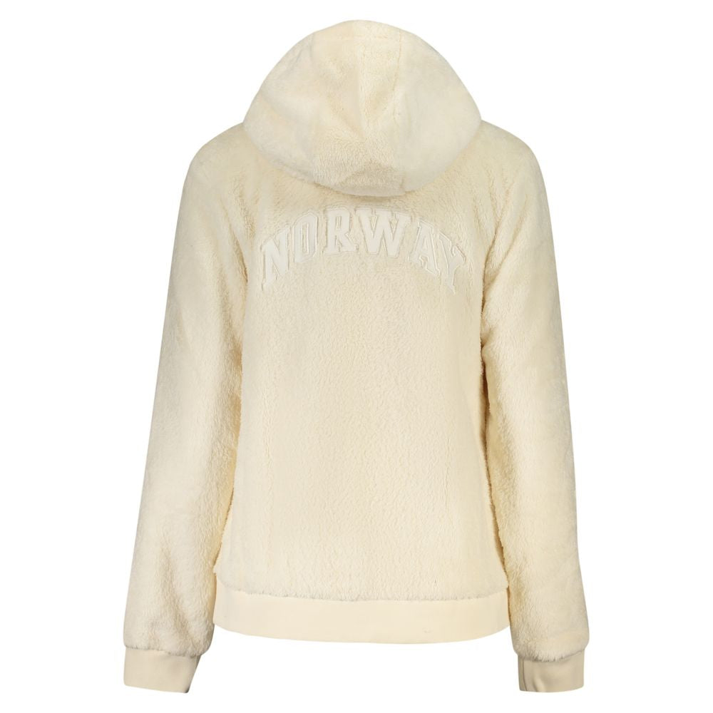 Bianco Polyester Women's Jacket - ventzia