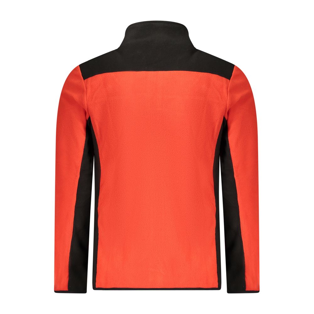 Red Polyester Sweatshirt