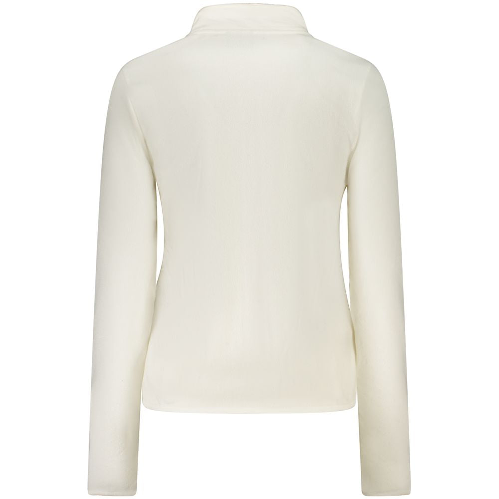 White Polyester Sweatshirt