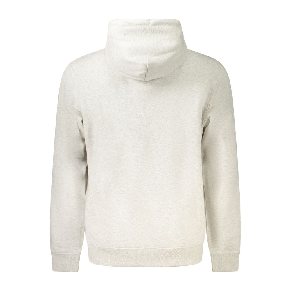 Gray Cotton Mens Hoodie - ventzia