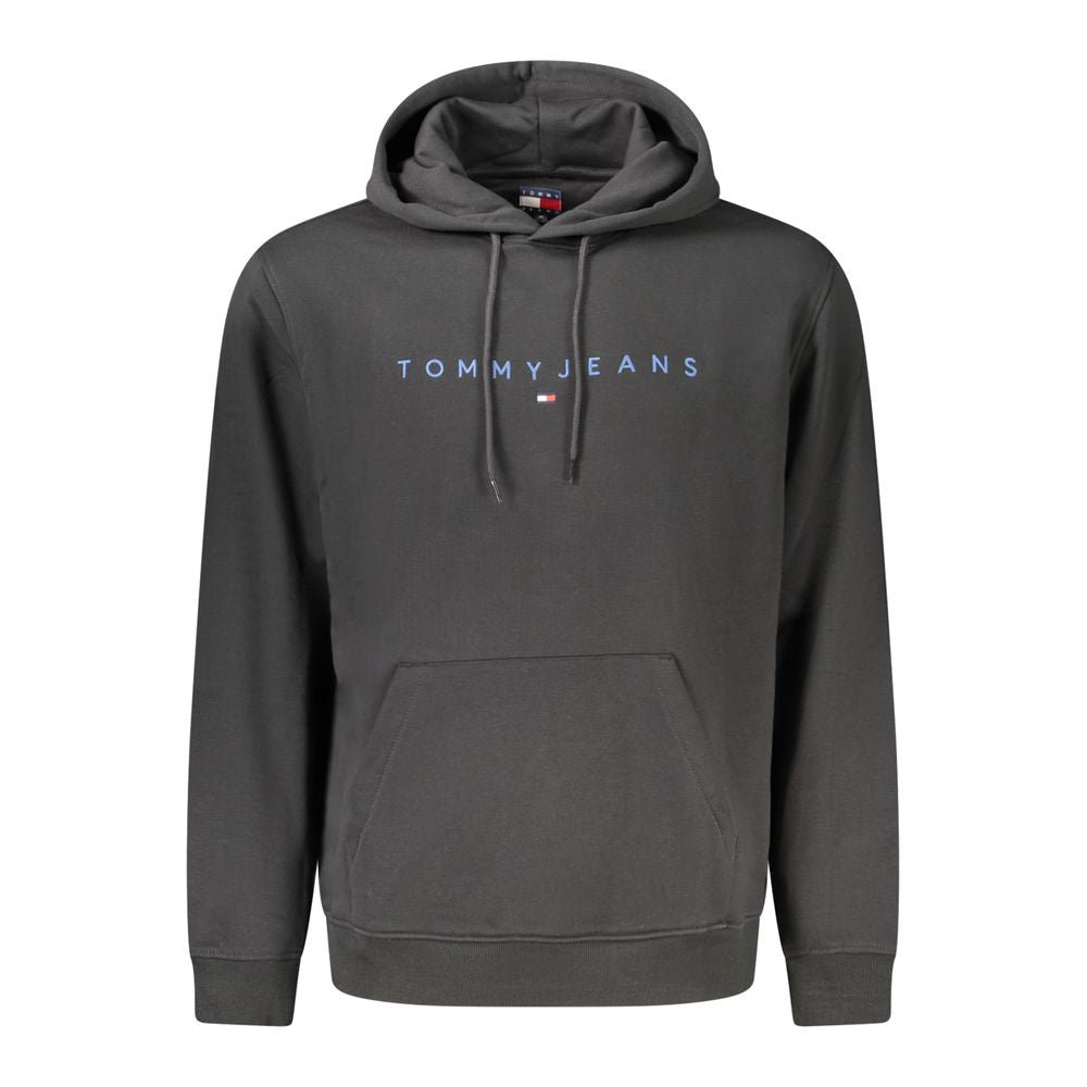Black Cotton Men's Sweatshirt - ventzia