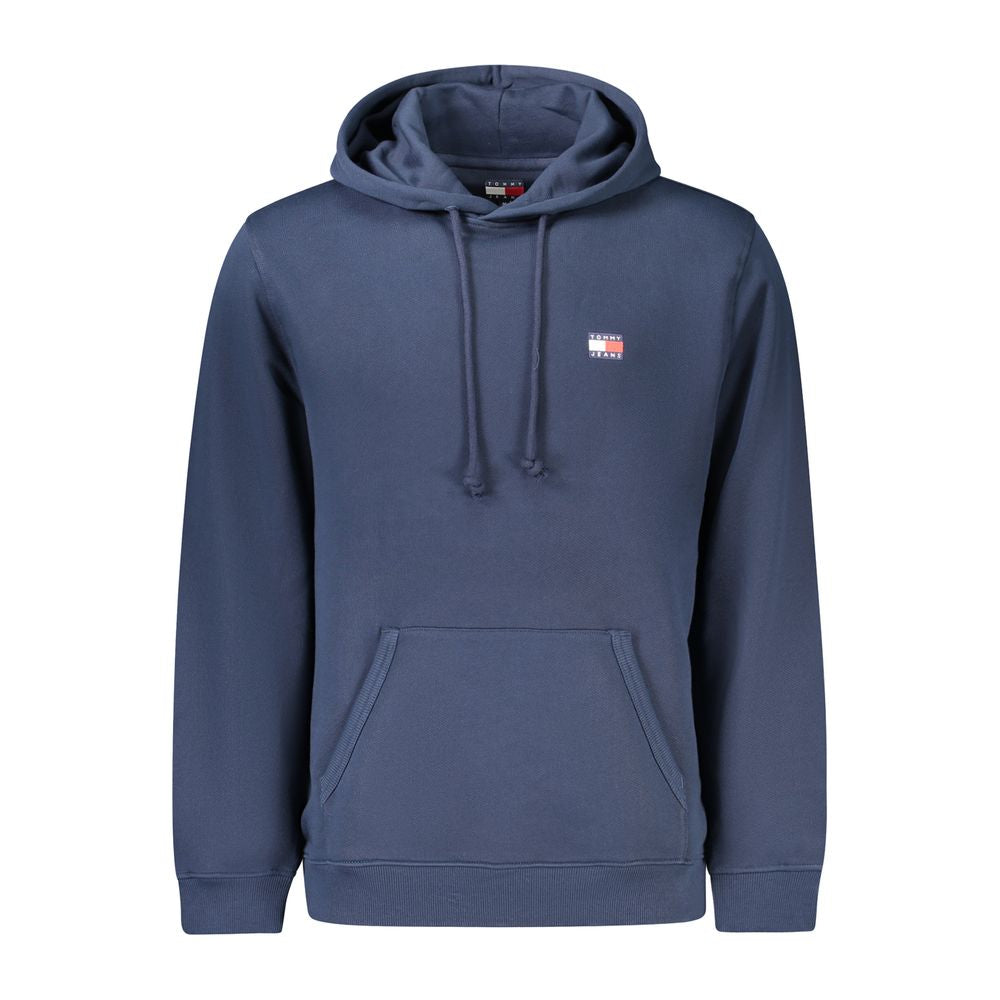 Blue Cotton Men's Hoodie - ventzia