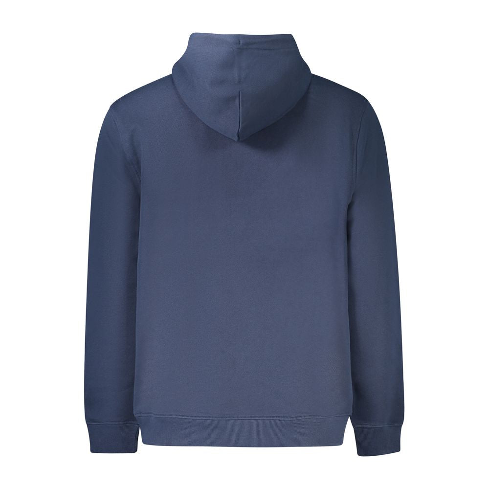 Blue Cotton Men's Hoodie - ventzia