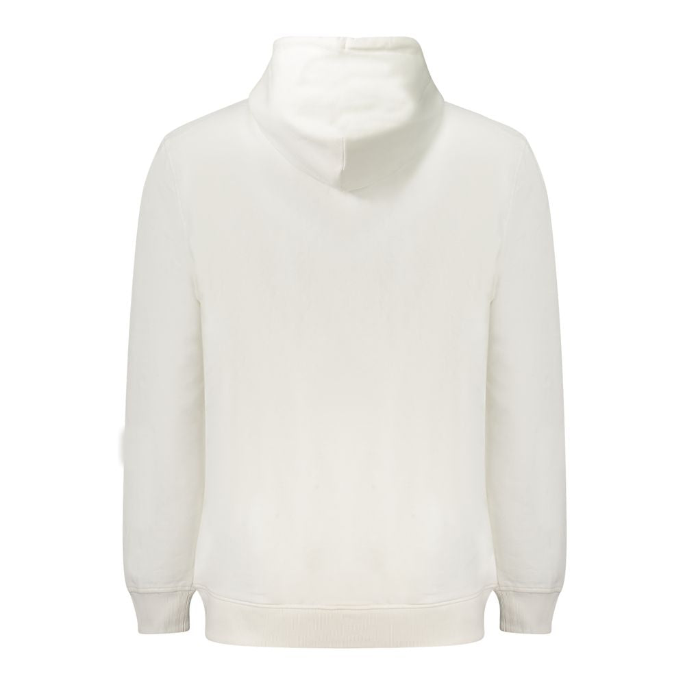 White Cotton Men Sweatshirt - ventzia