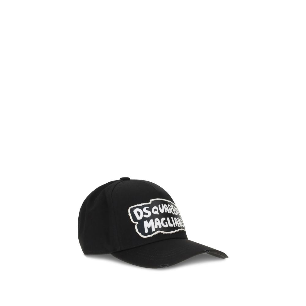 Black Cotton Cap (Baseball Hat) - ventzia