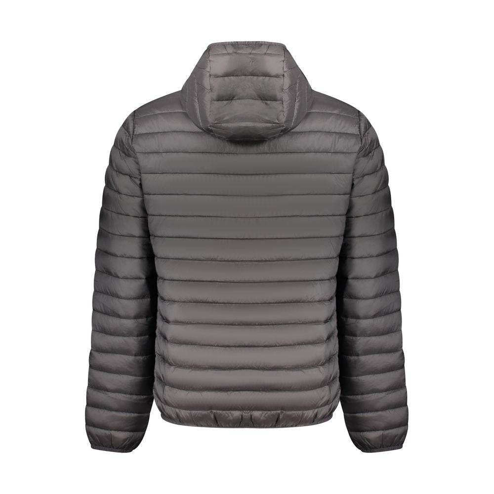 Black Polyester Men's Jacket - ventzia