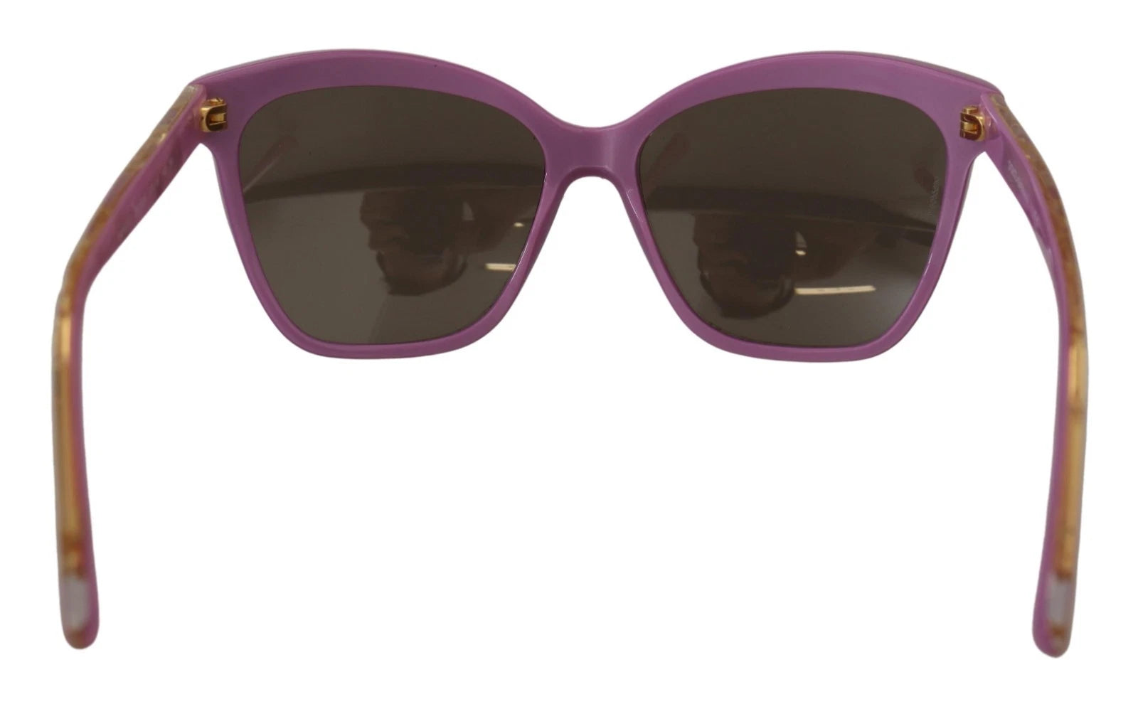DG4251 Pink Gold Full Rim Rectangle Frame Shades - ventzia