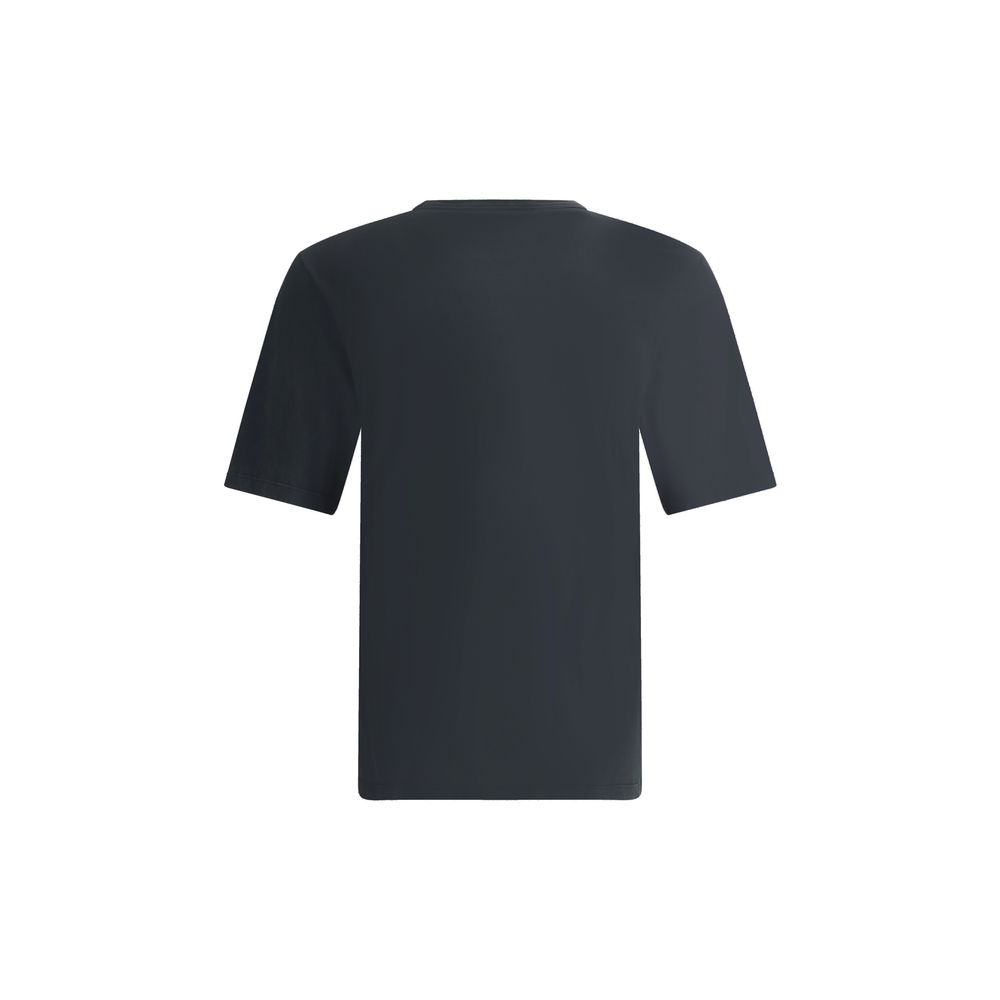 Black Cotton T-Shirt - ventzia