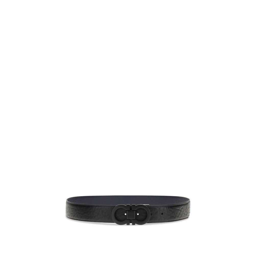 Blue Calf Leather Bos Taurus Belt - ventzia