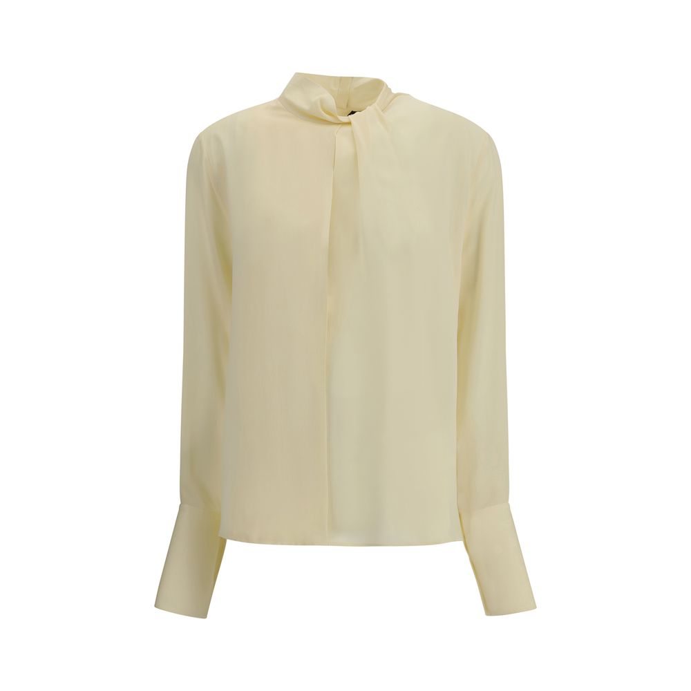 Cream Silk Blouse - ventzia