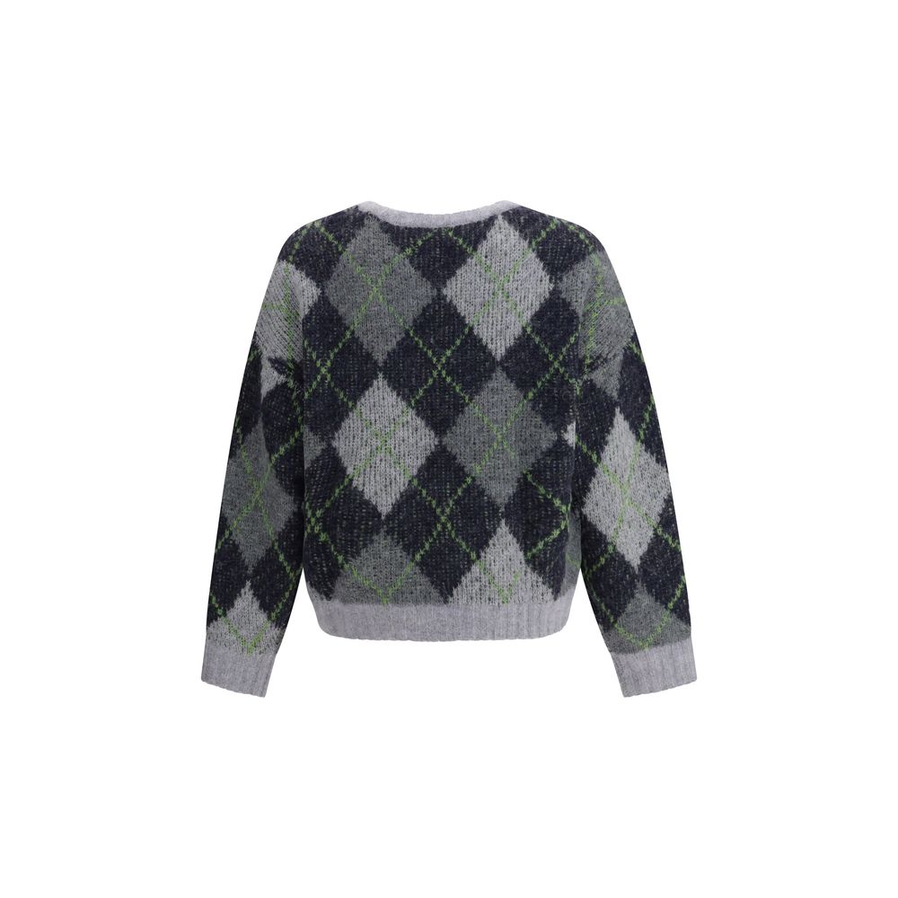 Gray Polyamide Sweatshirt - ventzia