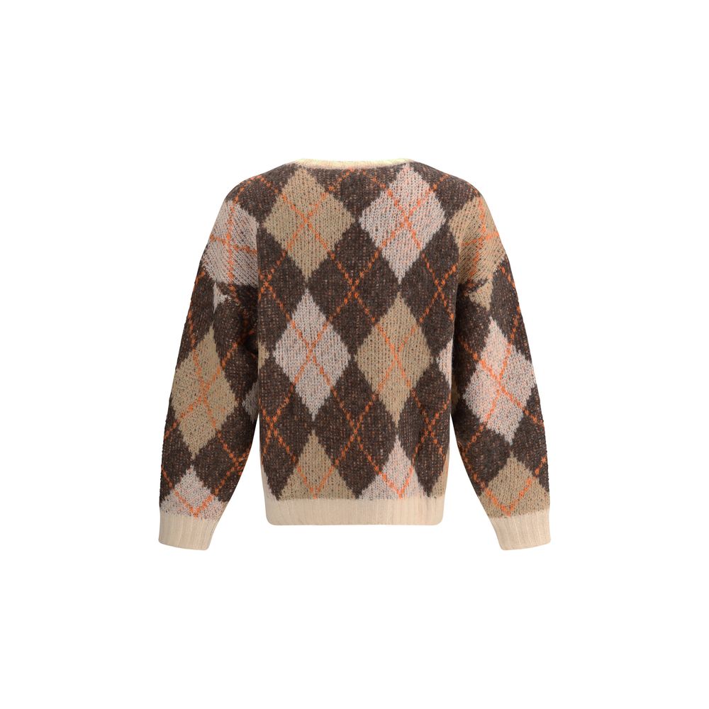Brown Polyamide Sweatshirt - ventzia