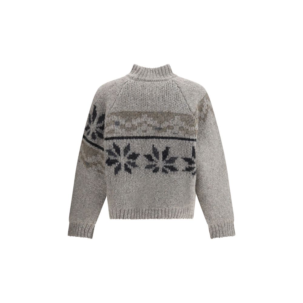 Gray Alpaca Vicugna Pacos Sweatshirt - ventzia