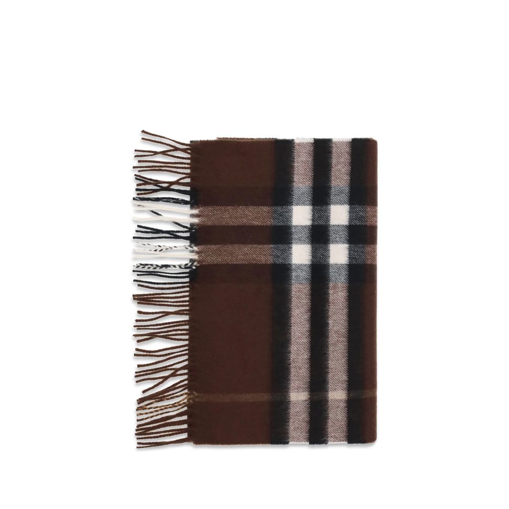 Brown Cashmere Scarf - ventzia