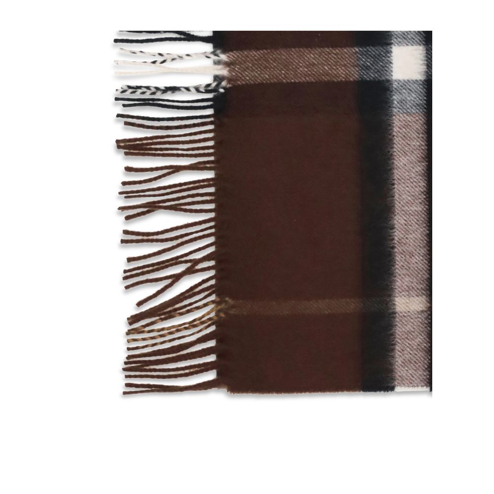 Brown Cashmere Scarf - ventzia
