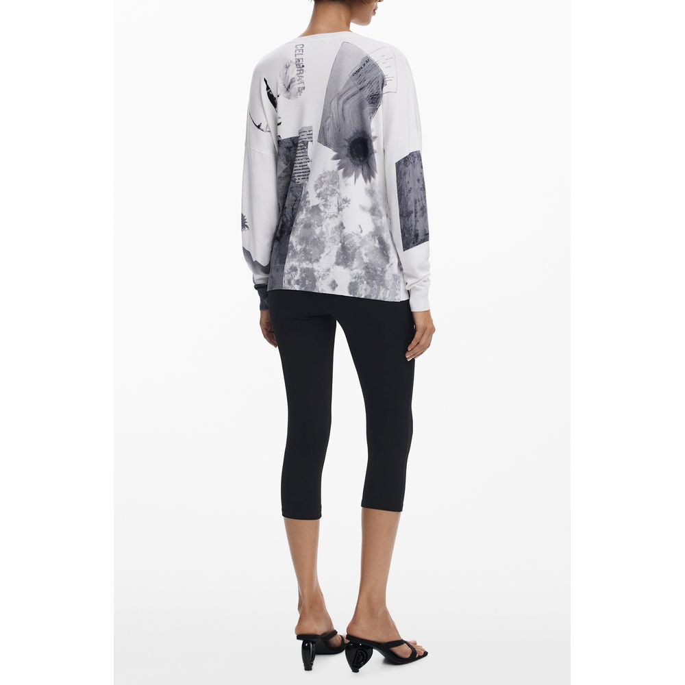 White Viscosa Women's Jersey - ventzia