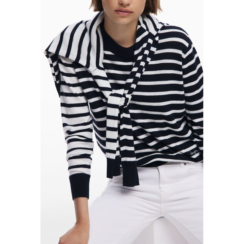 Black Wool Women Sweater - ventzia