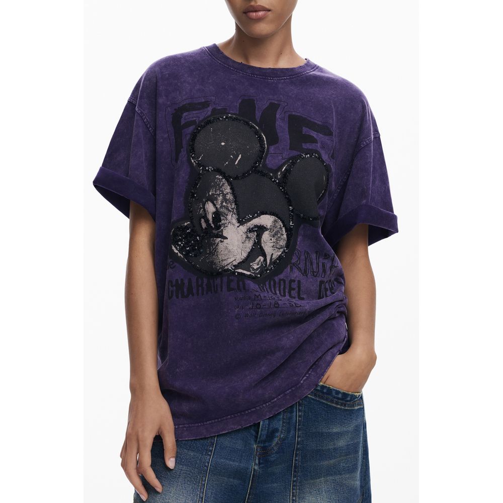 Purple Cotton T-Shirt