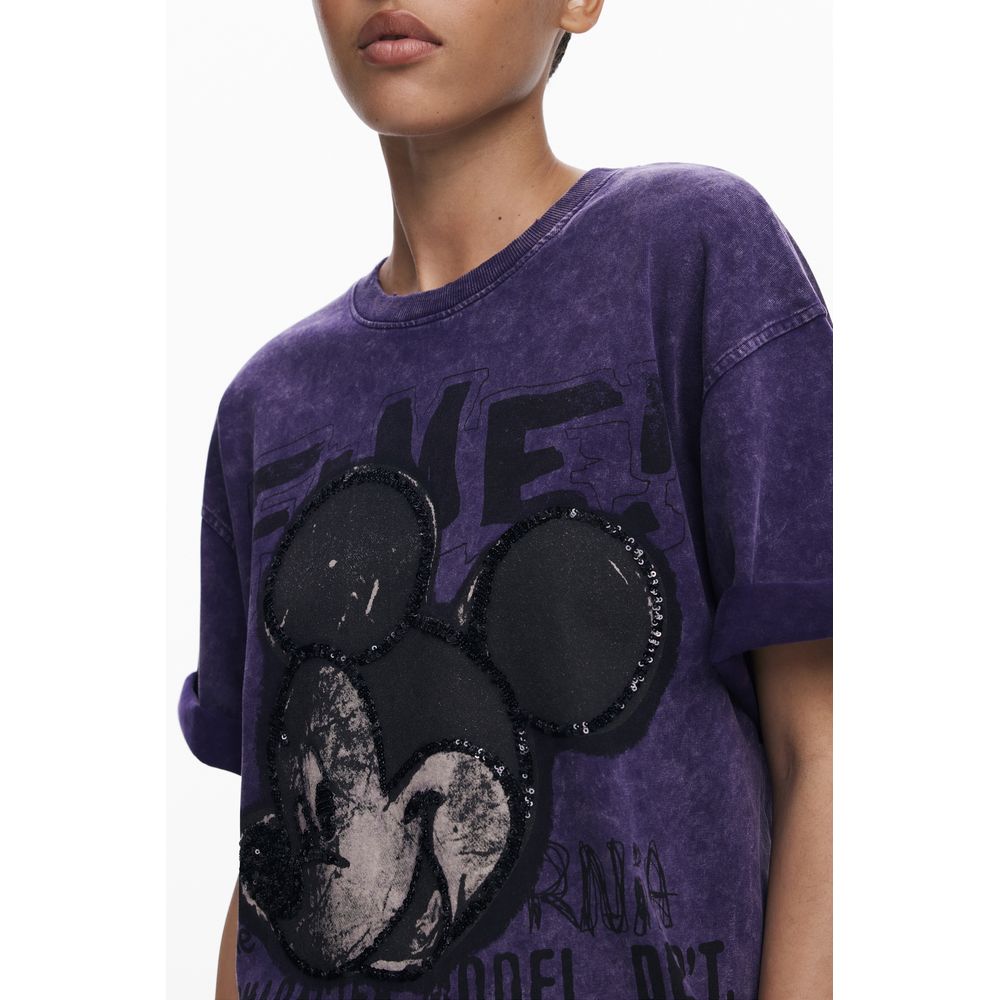 Purple Cotton T-Shirt