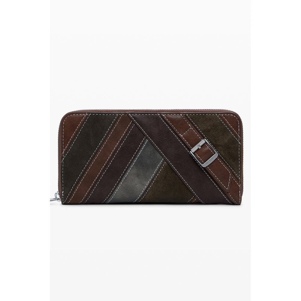 Marrone Poliuretano Women Wallet - ventzia