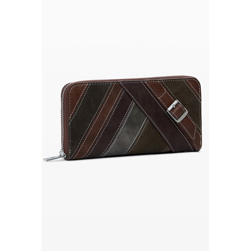 Marrone Poliuretano Women Wallet - ventzia