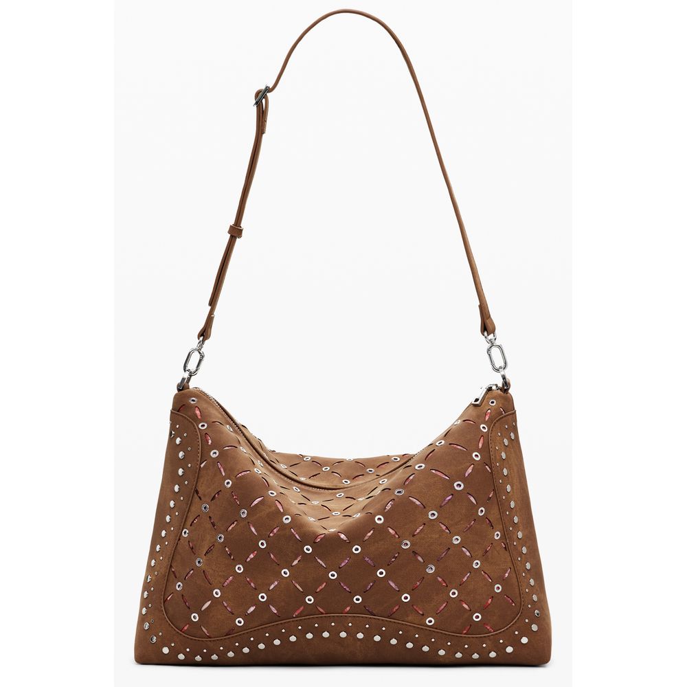 Brown Polyethylene Handbag