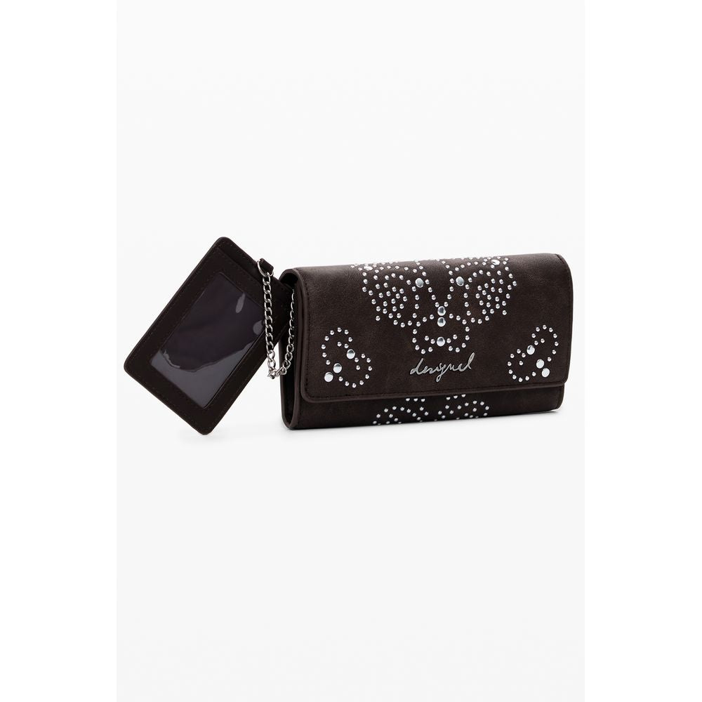 Marrone Poliuretano Women Wallet - ventzia