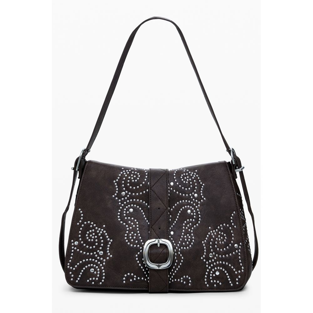 Marrone Poliuretano Women Handbag - ventzia