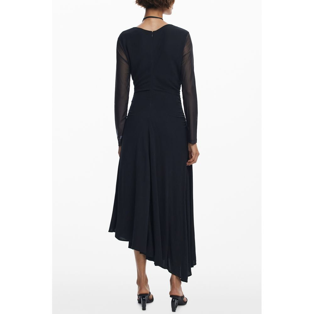 Black Polyester Dress