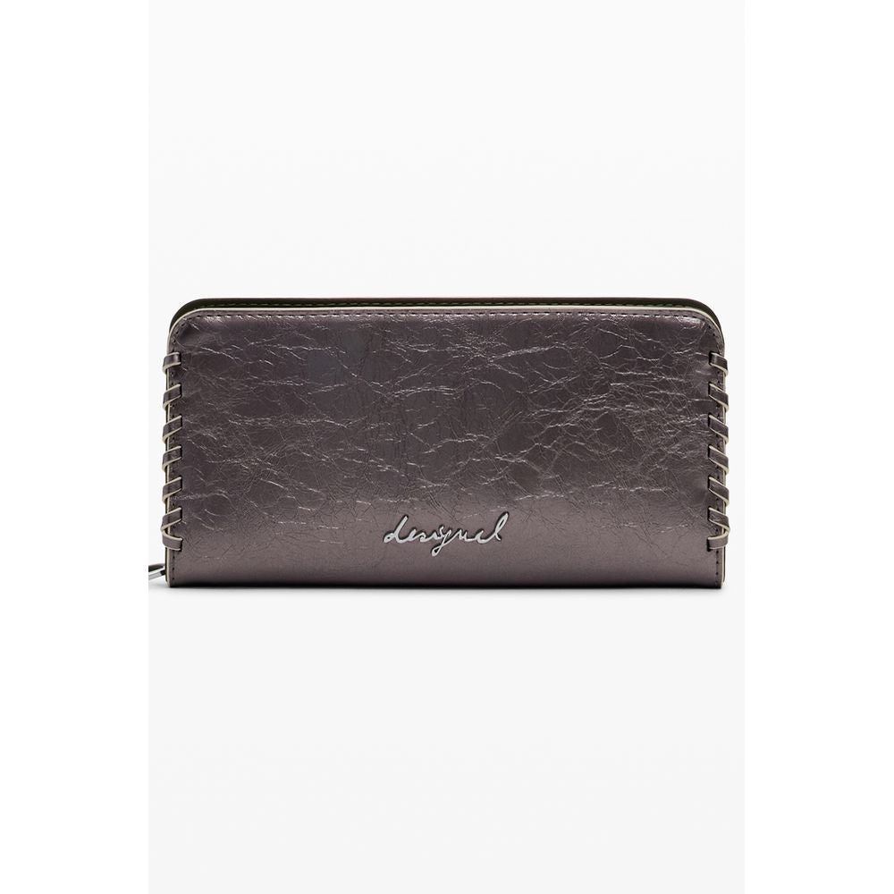 Bronze Polyurethane Women Wallet - ventzia
