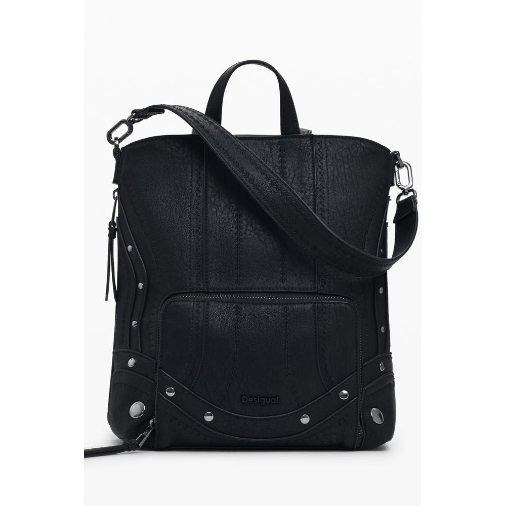 Black Polyethylene Backpack