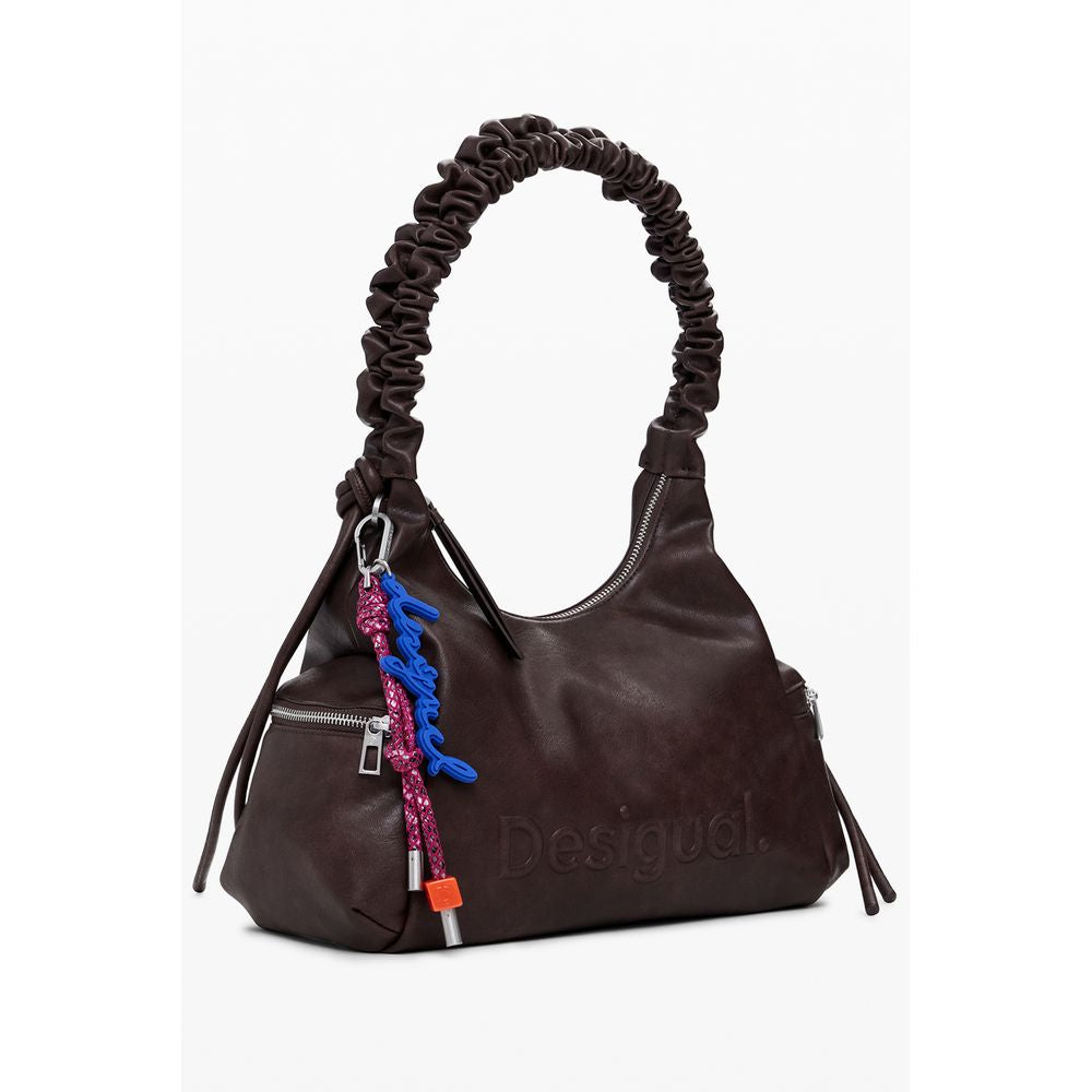 Brown Polyethylene Handbag