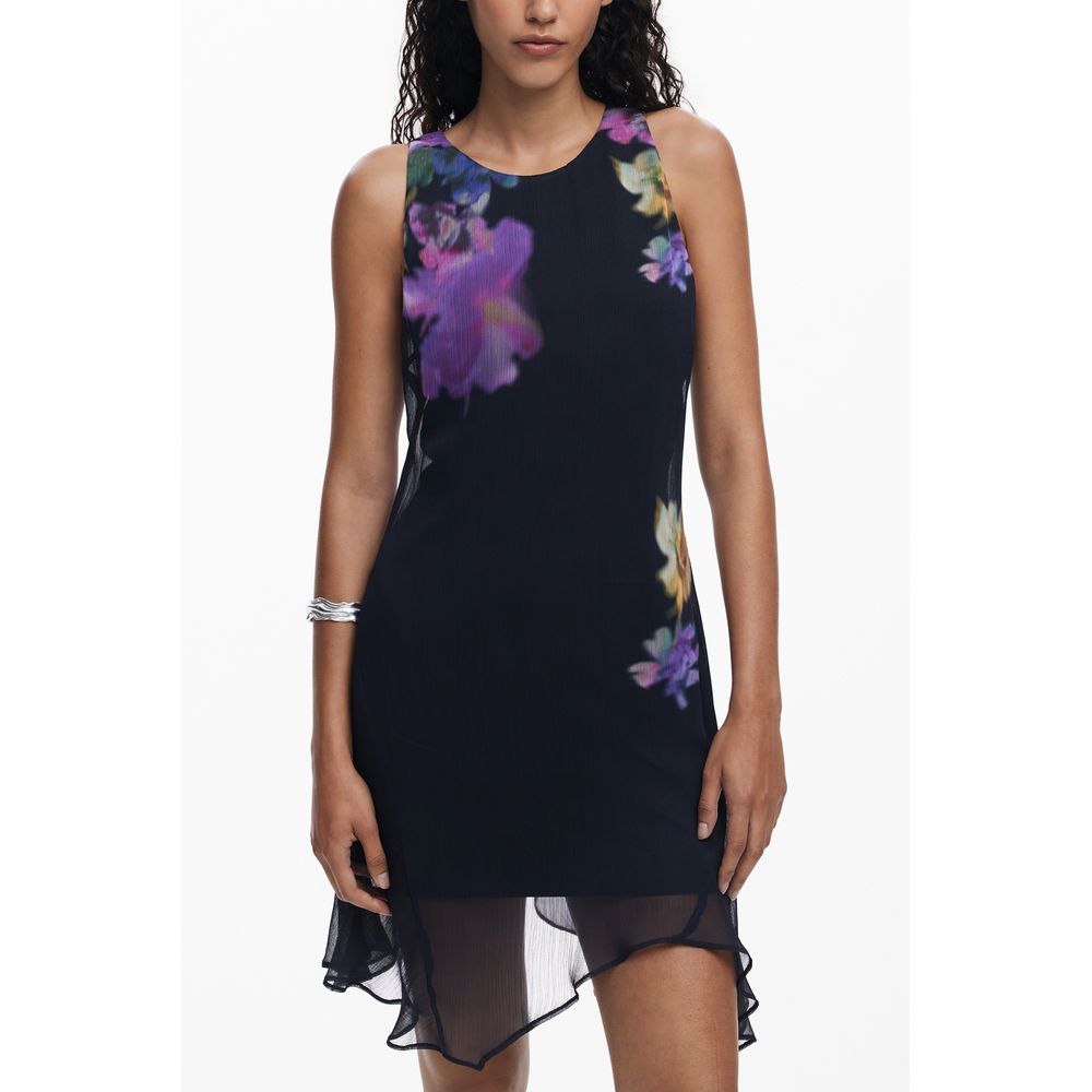 Nero Polyester Women's Dress - ventzia