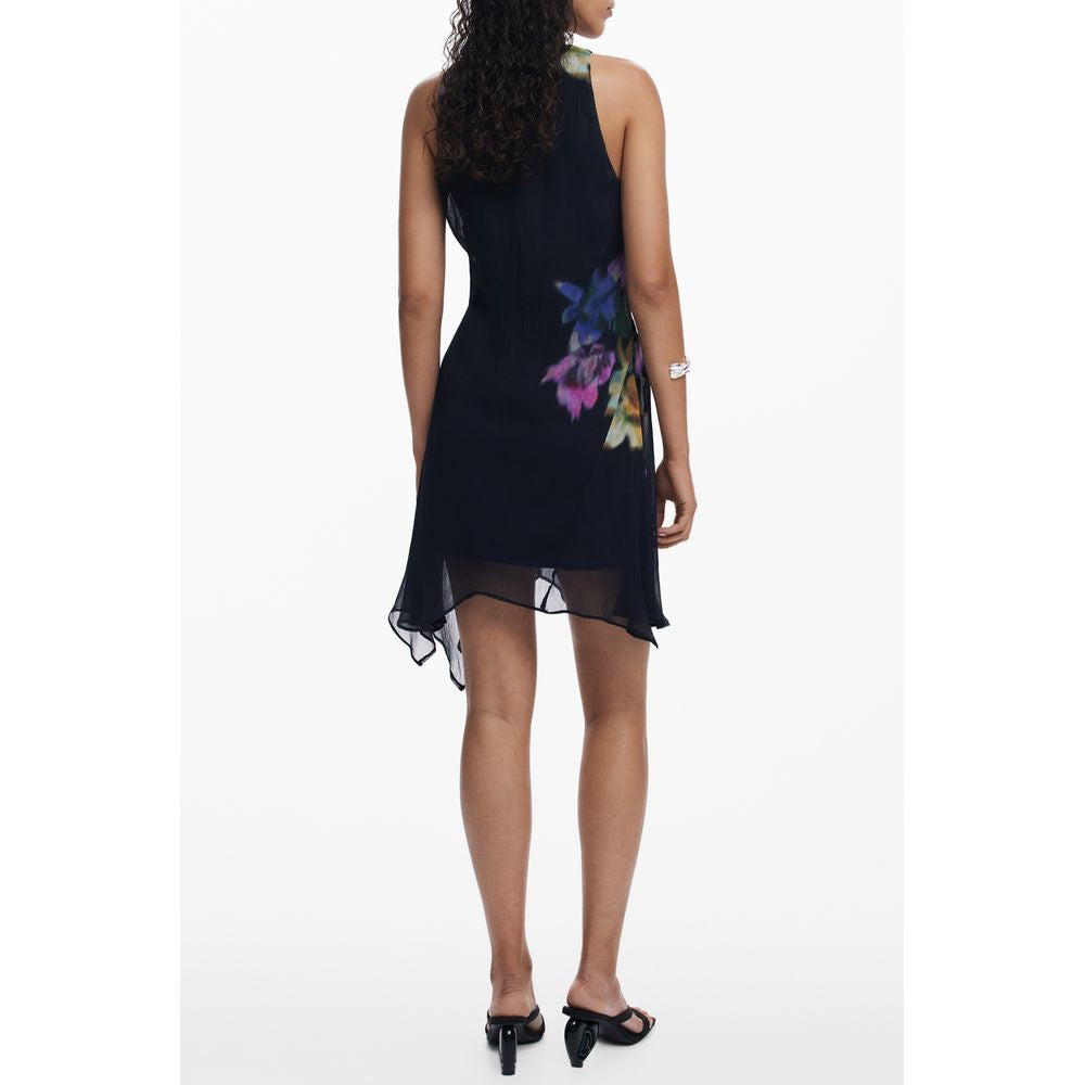 Nero Polyester Women's Dress - ventzia